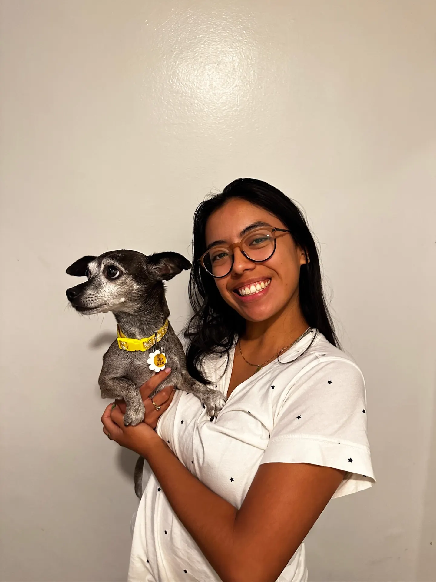 Jessica, Pasadena dog walker, with her dogs Daphne and Panda
